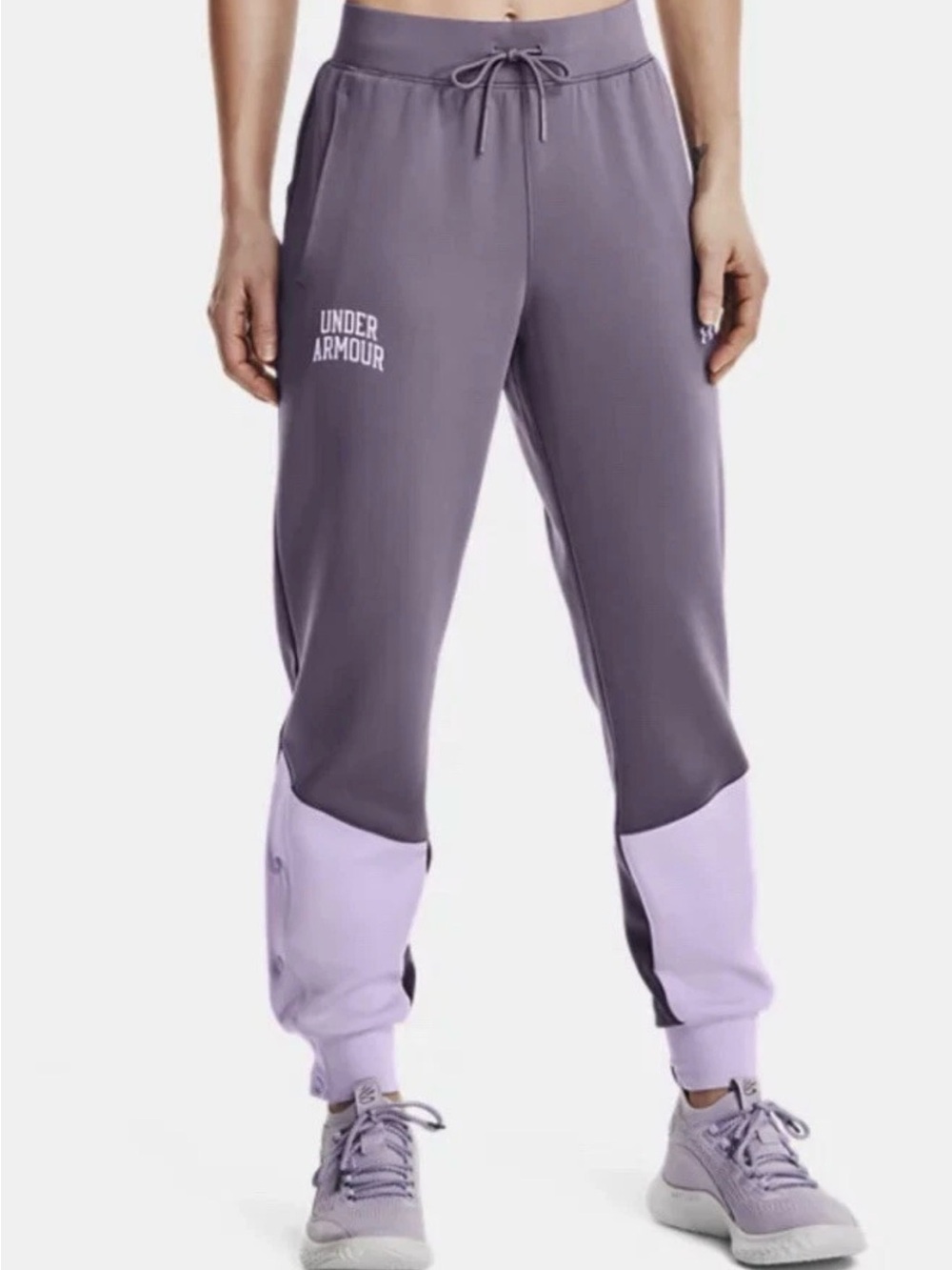 Under Armour ColdGear Women’s 2XL Colorblock Snap Hem Jogger Pants